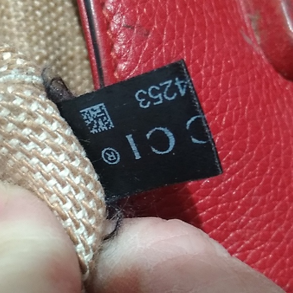 FLASH SALE! Auth Gucci Bamboo Daily Red Leather Large Shoulder/Handbag - Picture 10 of 16